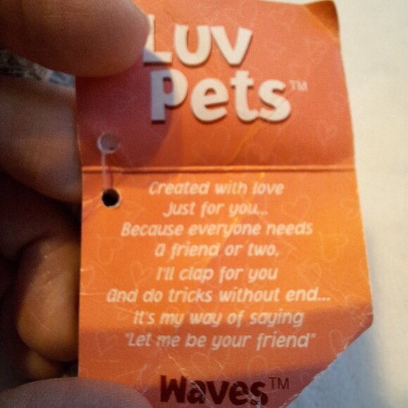 5" Russ Luv Pets Seal Waves Plush 5" Gray Sea Mini Beanbag Stuffed Animal w‎ Tag - Picture 5 of 8